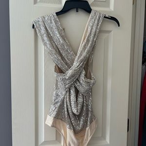 Gold Sequin Bodysuit